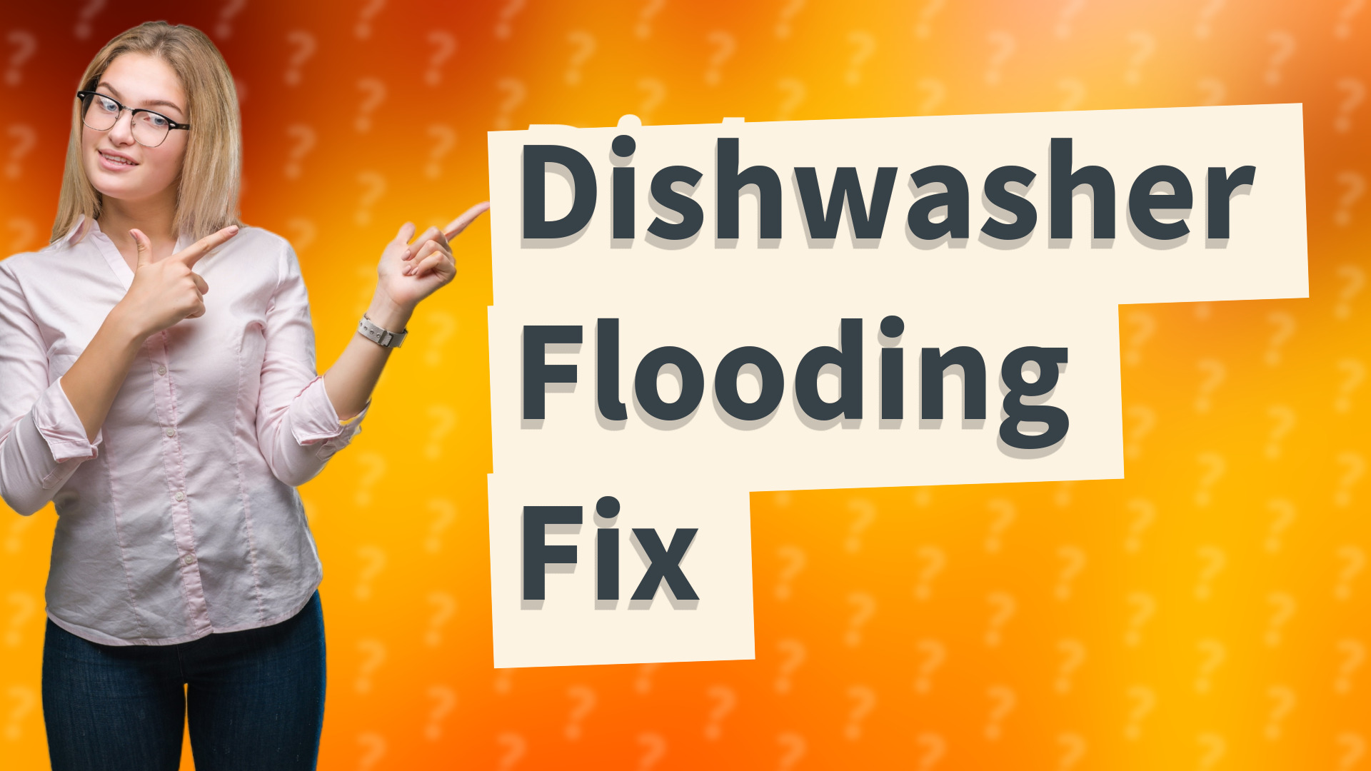 Dishwasher Flooding Fix