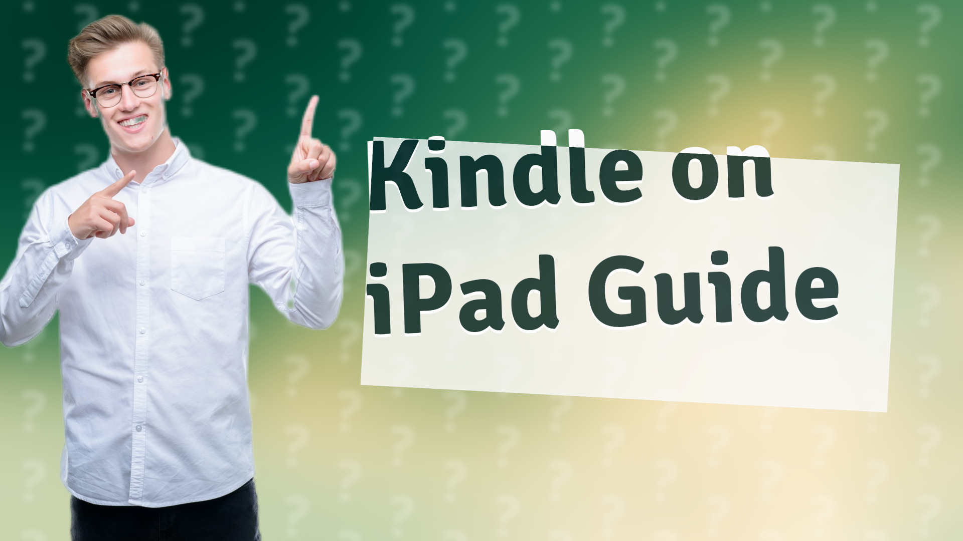 Kindle on iPad Guide