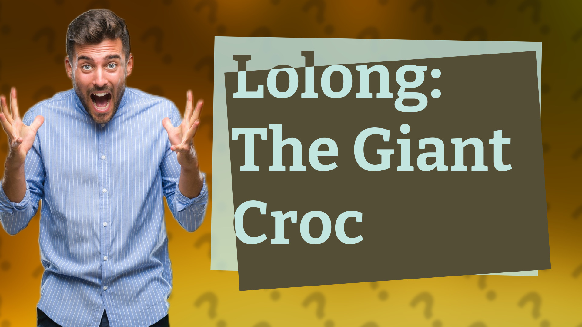 Lolong: The Giant Croc