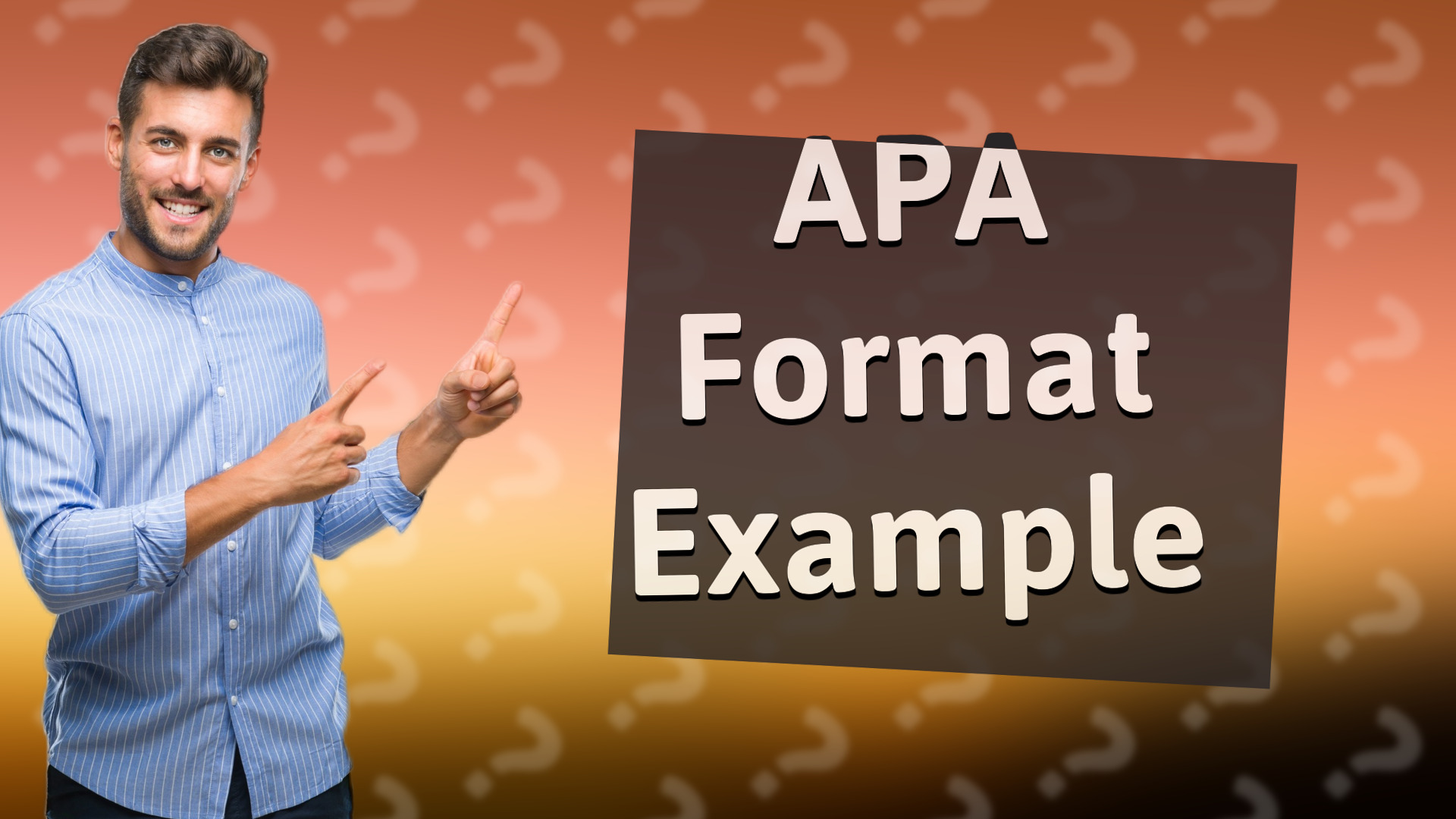 APA Format Example