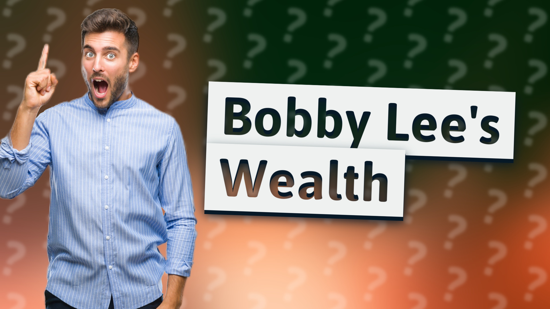 Bobby Lee's Wealth