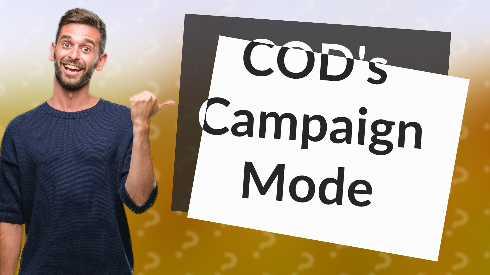 COD's Campaign Mode