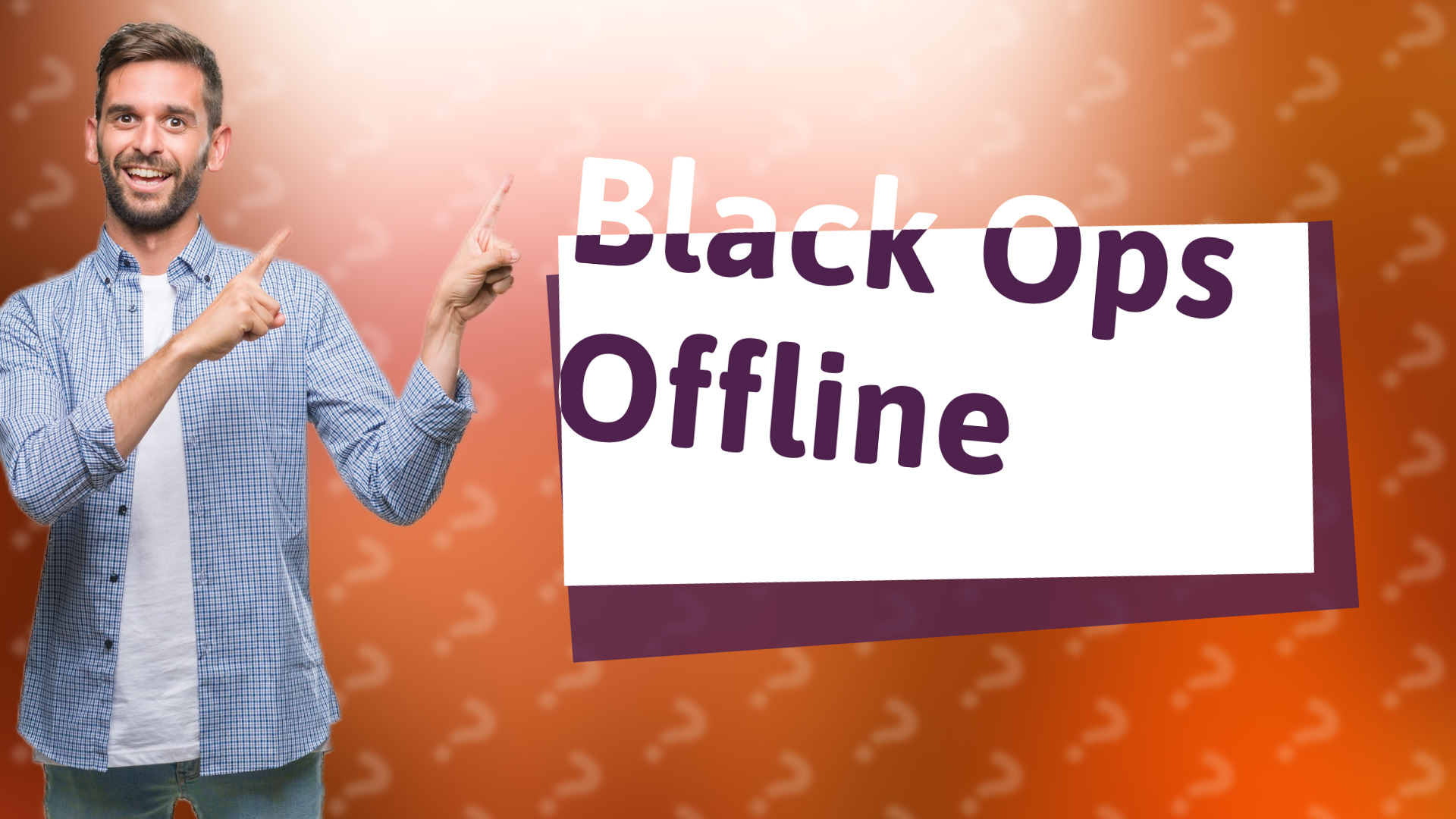 Black Ops Offline
