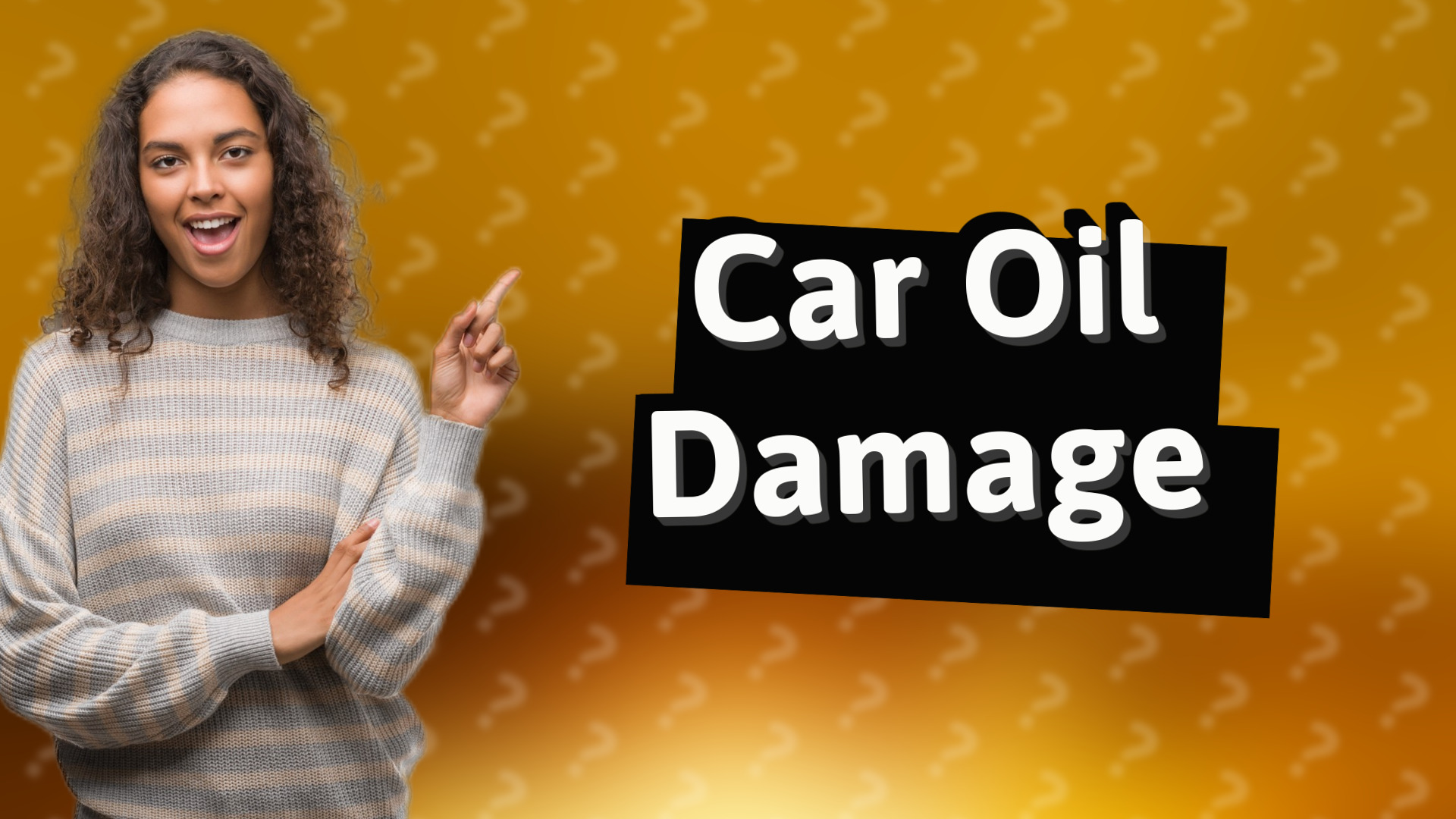 Car Oil Damage