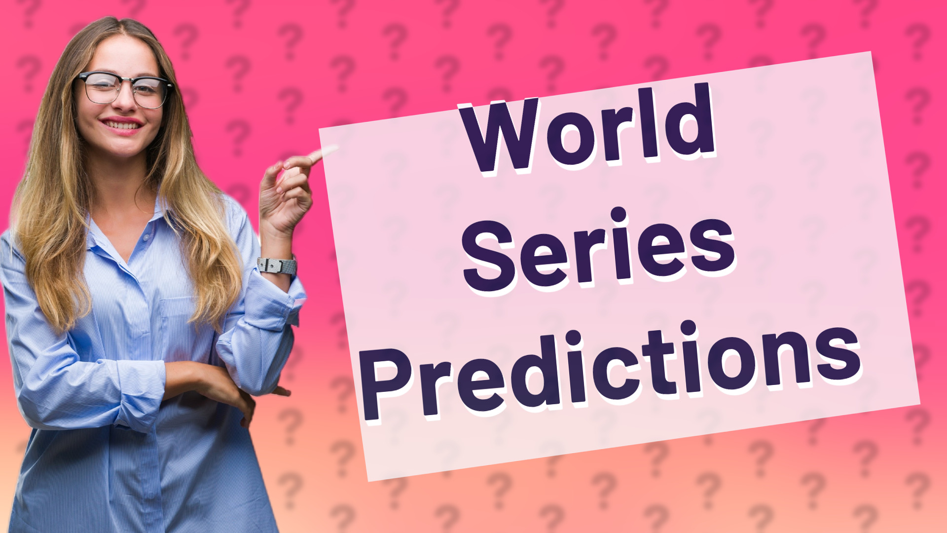 World Series Predictions