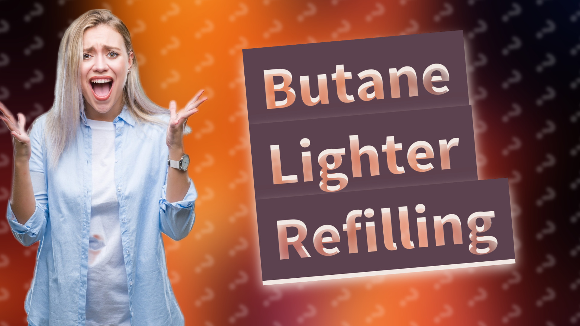 Butane Lighter Refilling