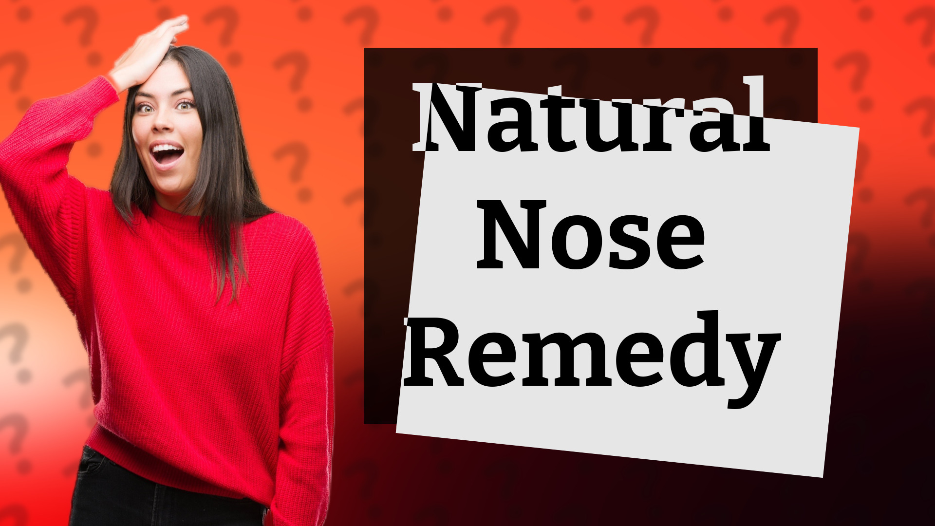 Natural Nose Remedy
