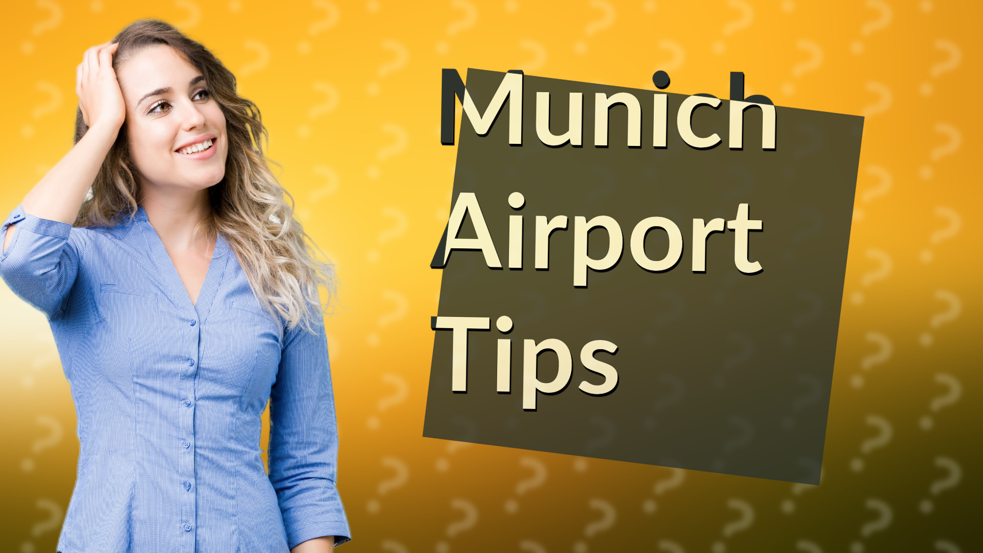 Munich Airport Tips