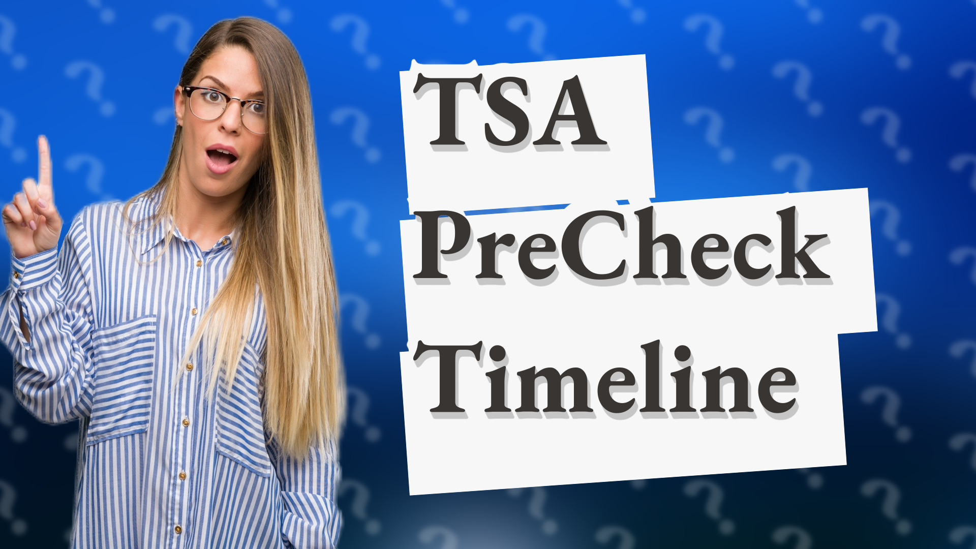 TSA PreCheck Timeline