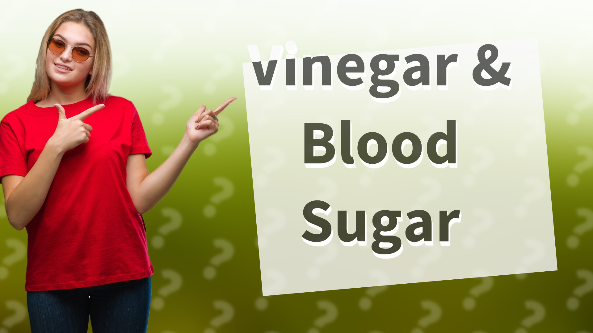Vinegar & Blood Sugar