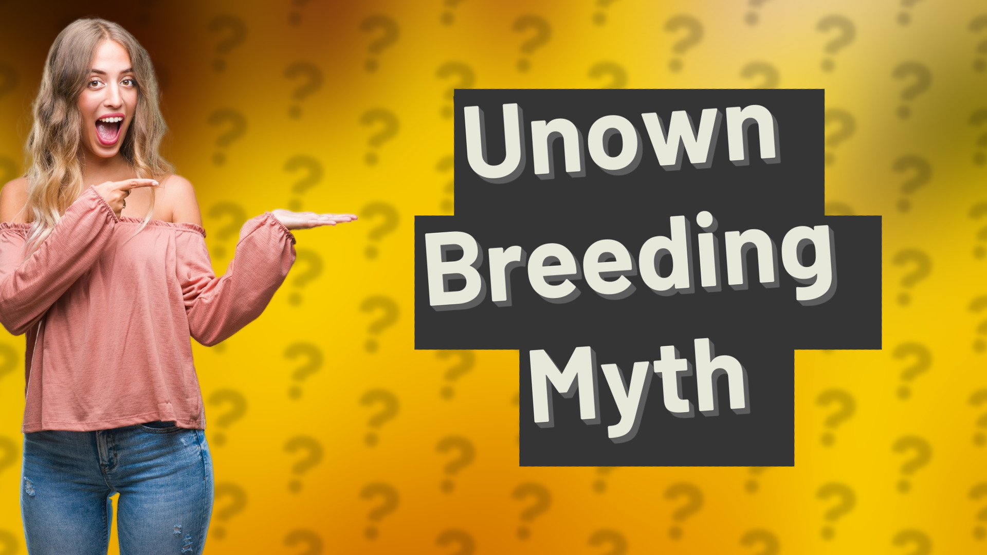 Unown Breeding Myth