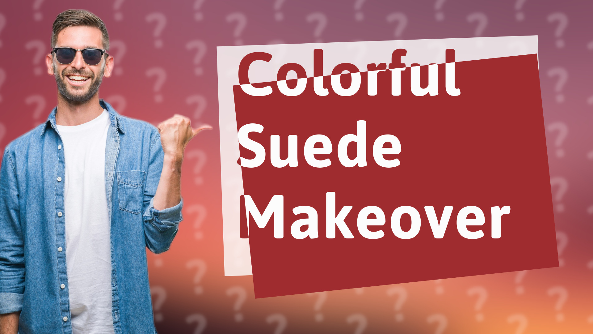 Colorful Suede Makeover