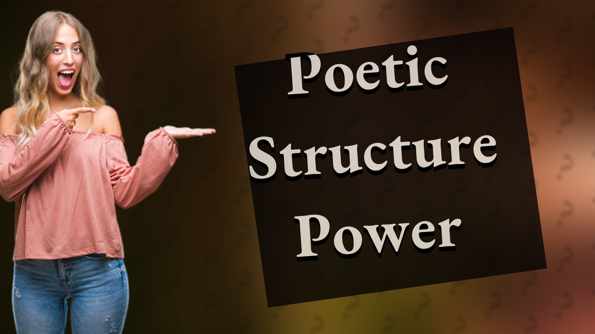 Poetic Structure Power