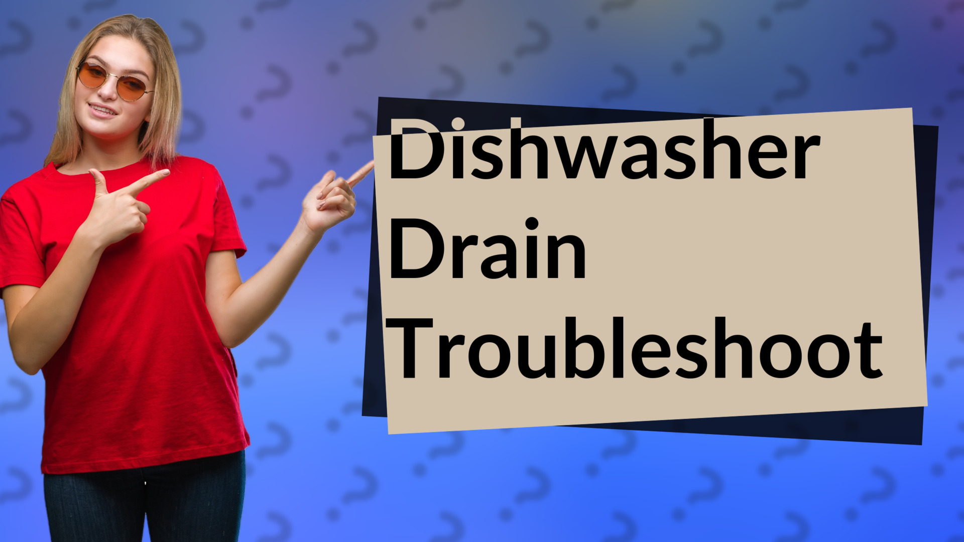 Dishwasher Drain Troubleshoot