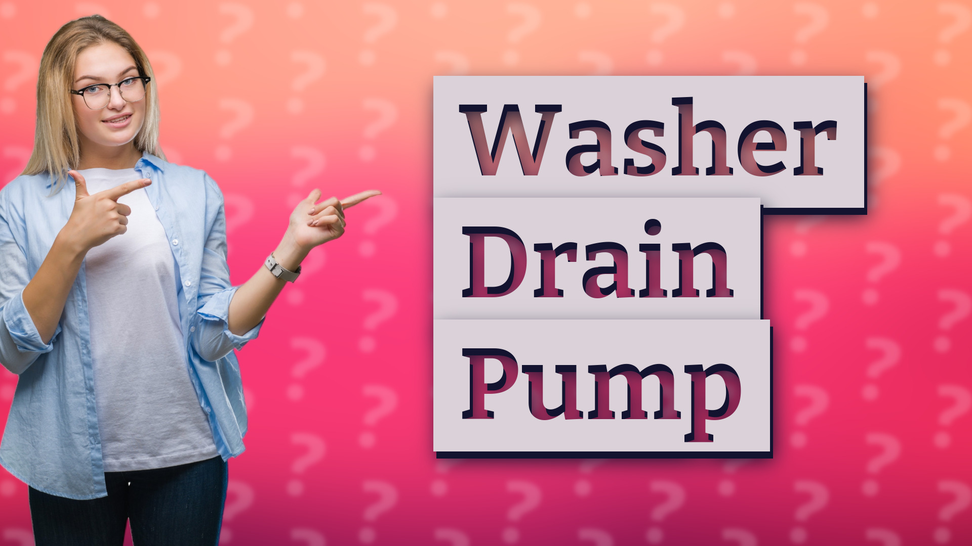 Washer Drain Pump