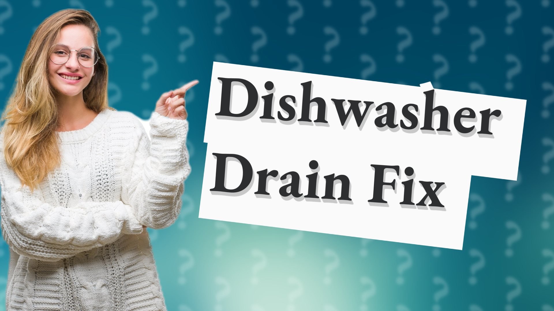 Dishwasher Drain Fix