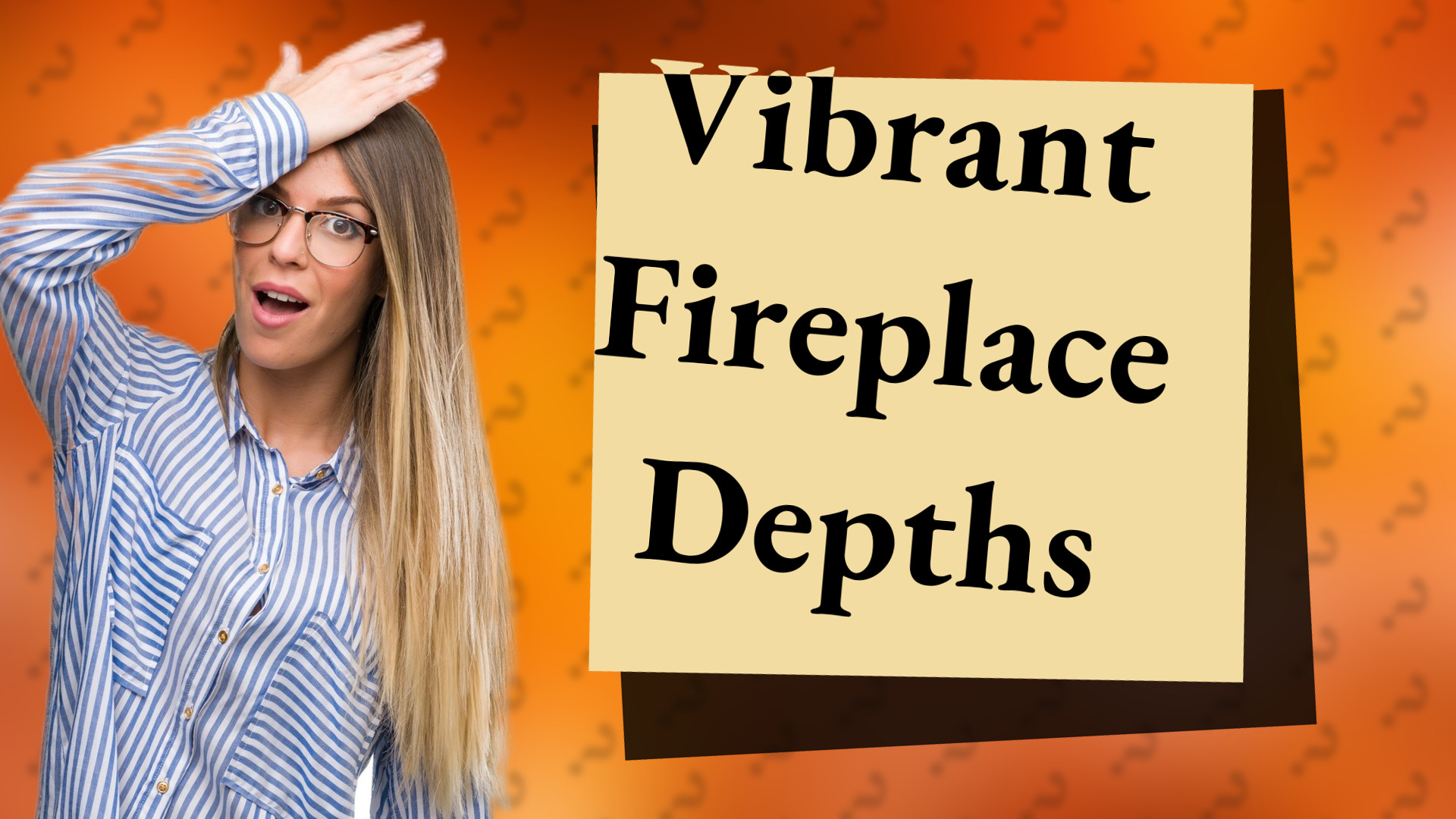 Vibrant Fireplace Depths