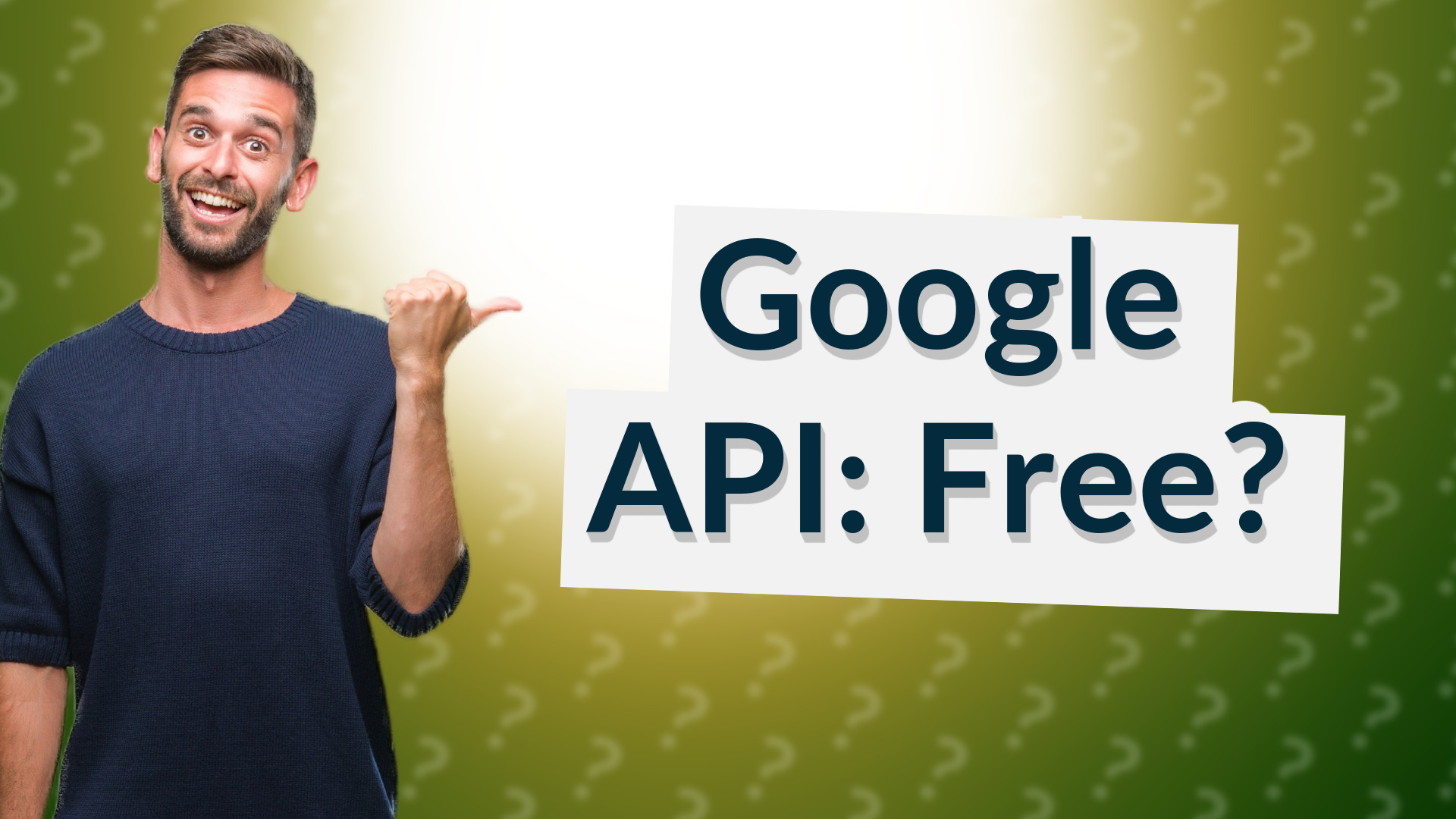 Google API: Free?