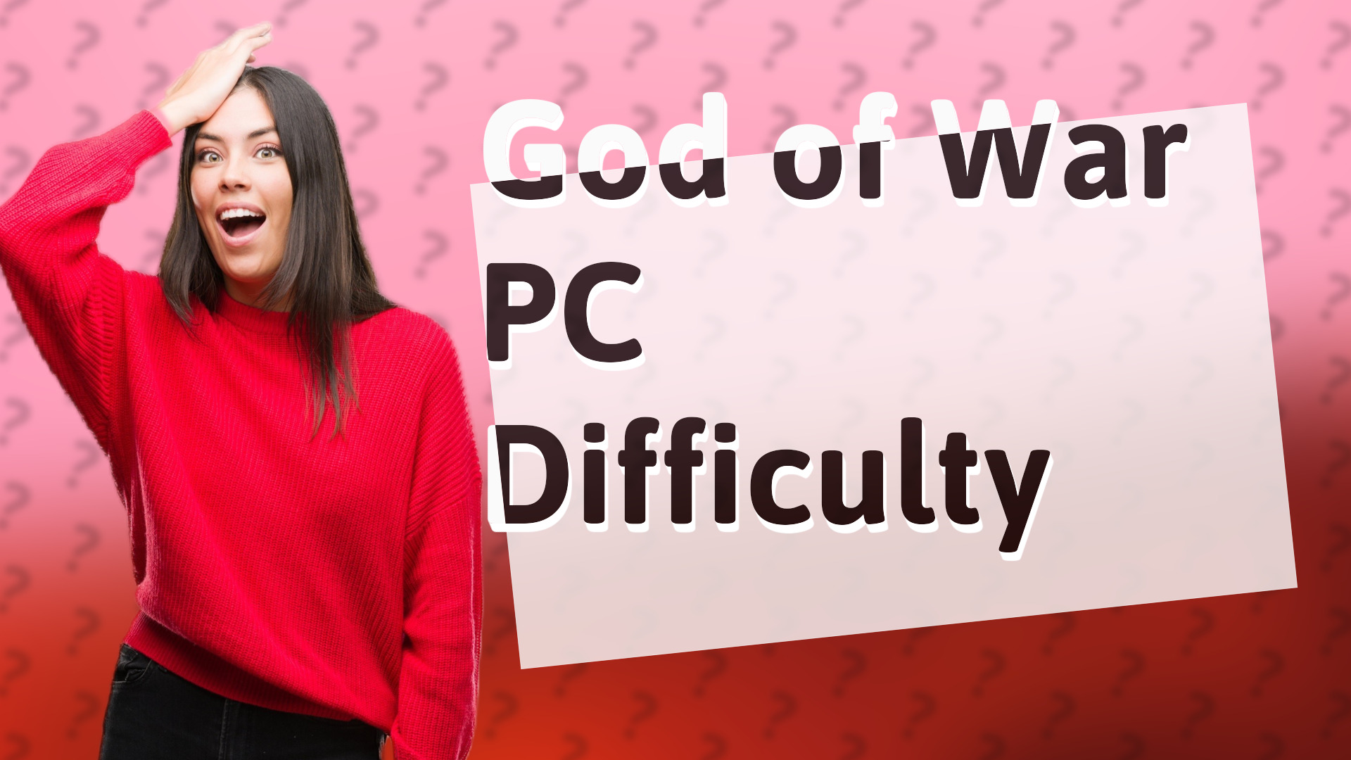 God of War PC Difficulty