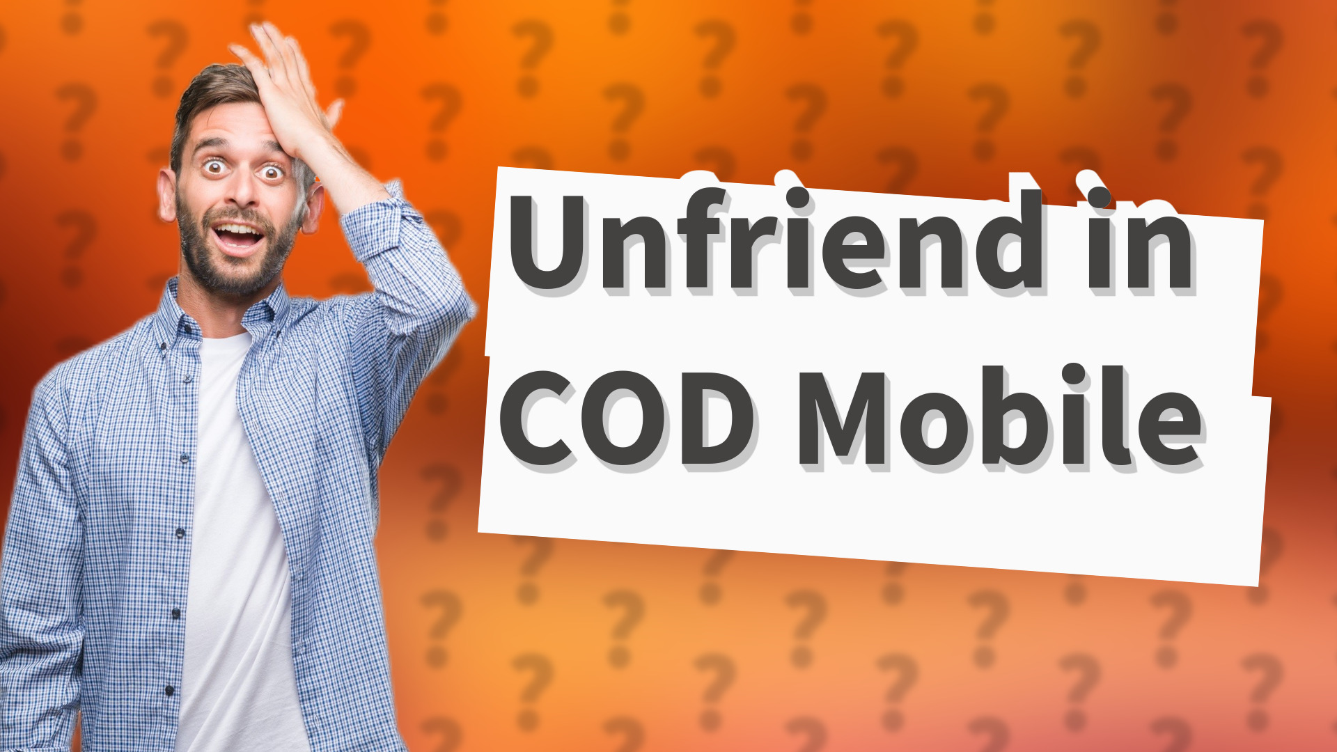 Unfriend in COD Mobile