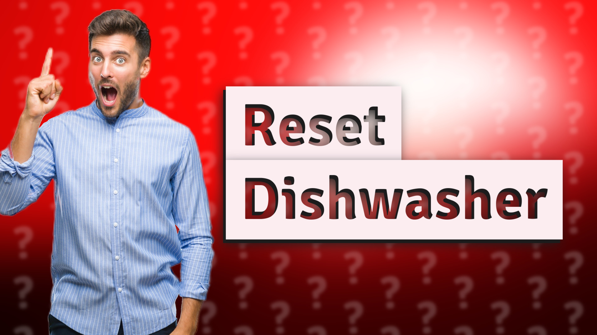 Reset Dishwasher