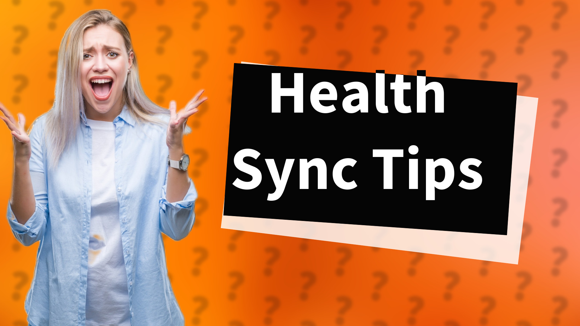 Health Sync Tips