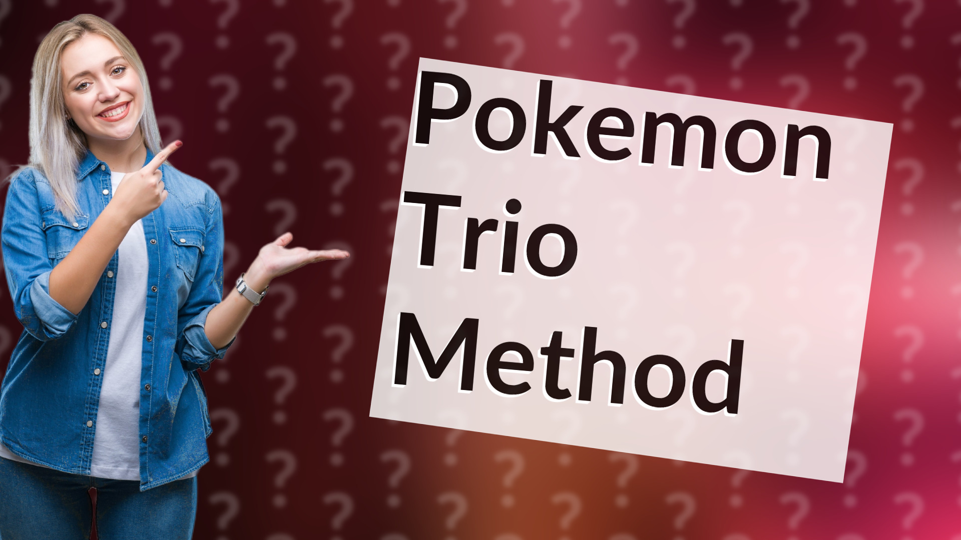Pokemon Trio Method