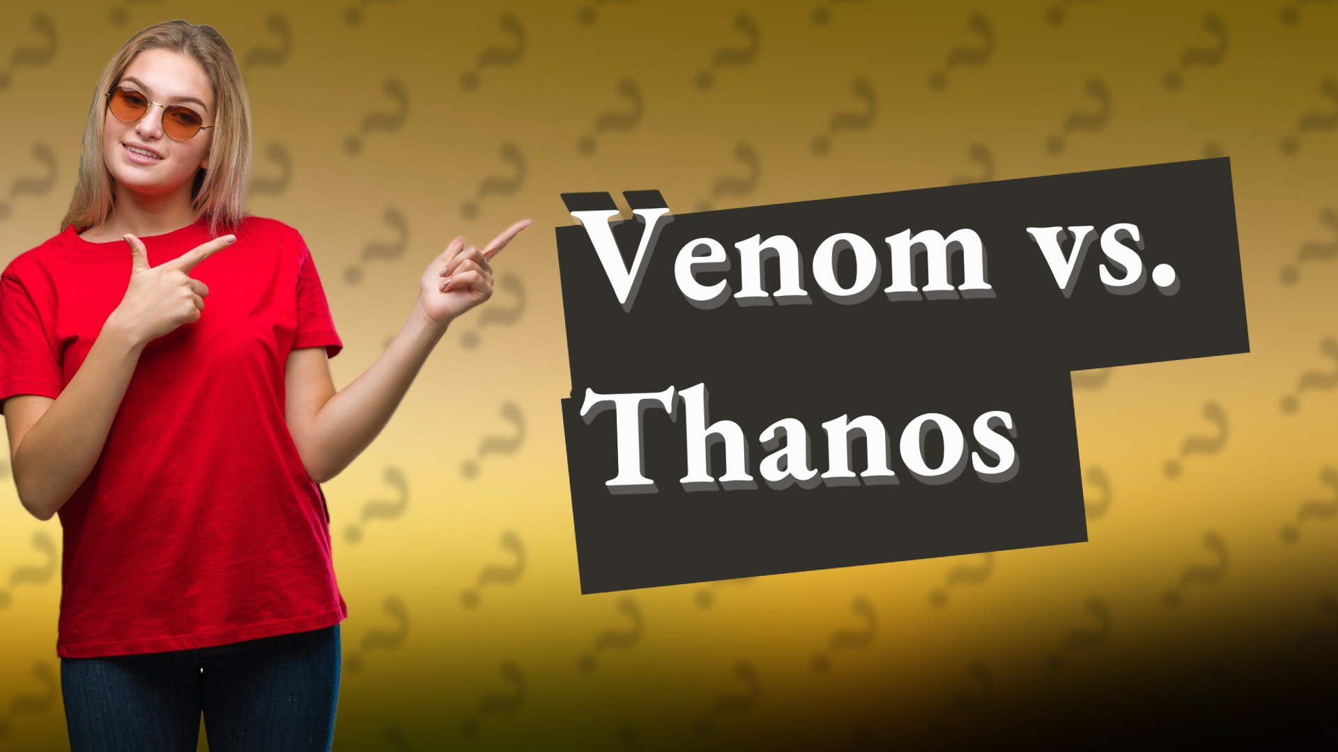 Venom vs. Thanos