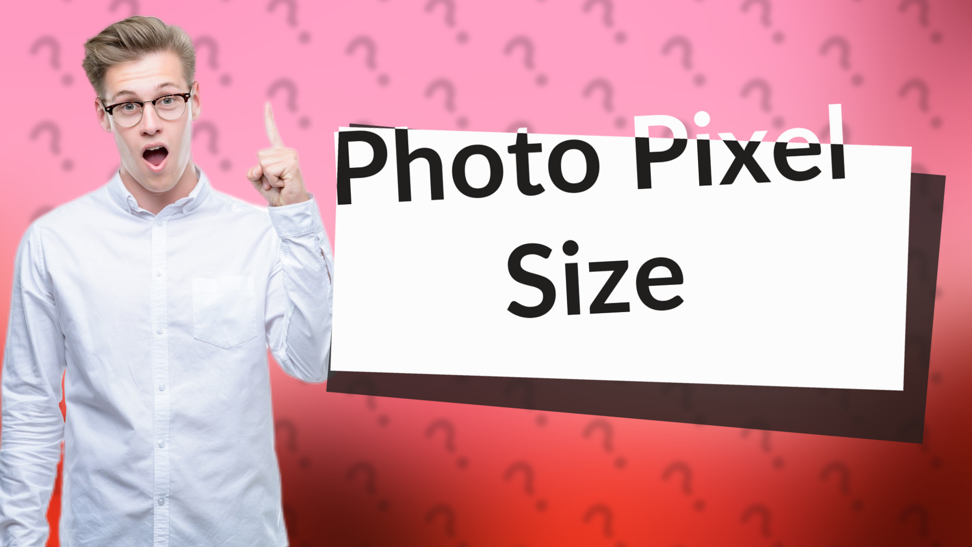 Photo Pixel Size