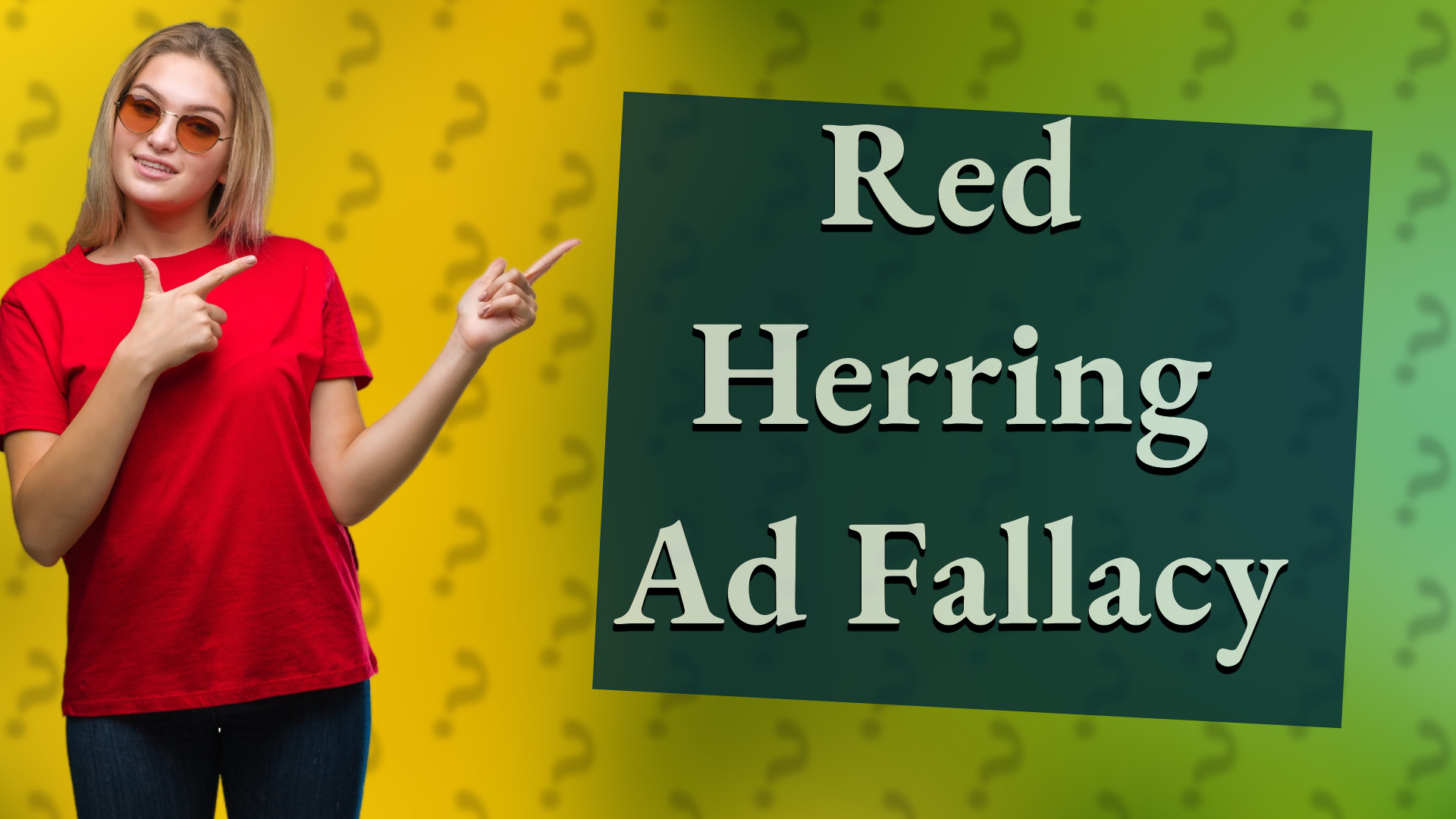 Red Herring Ad Fallacy