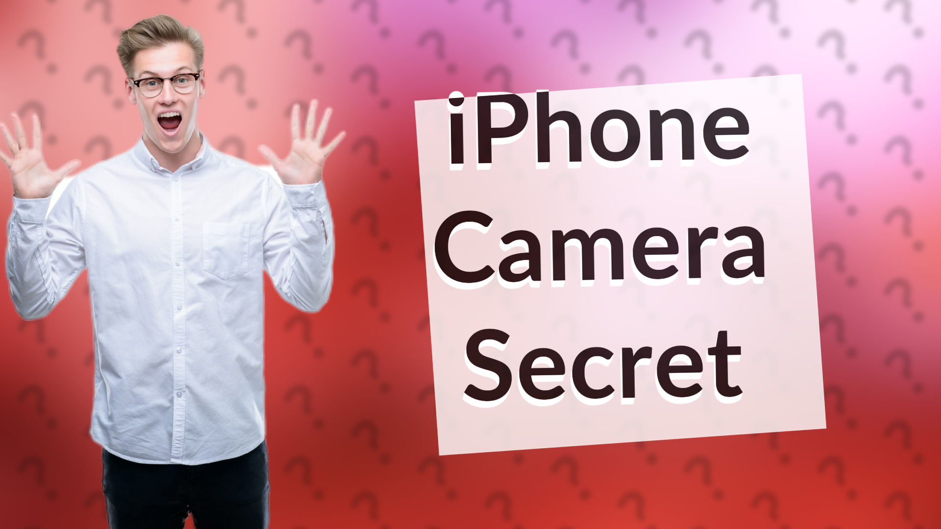 iPhone Camera Secret