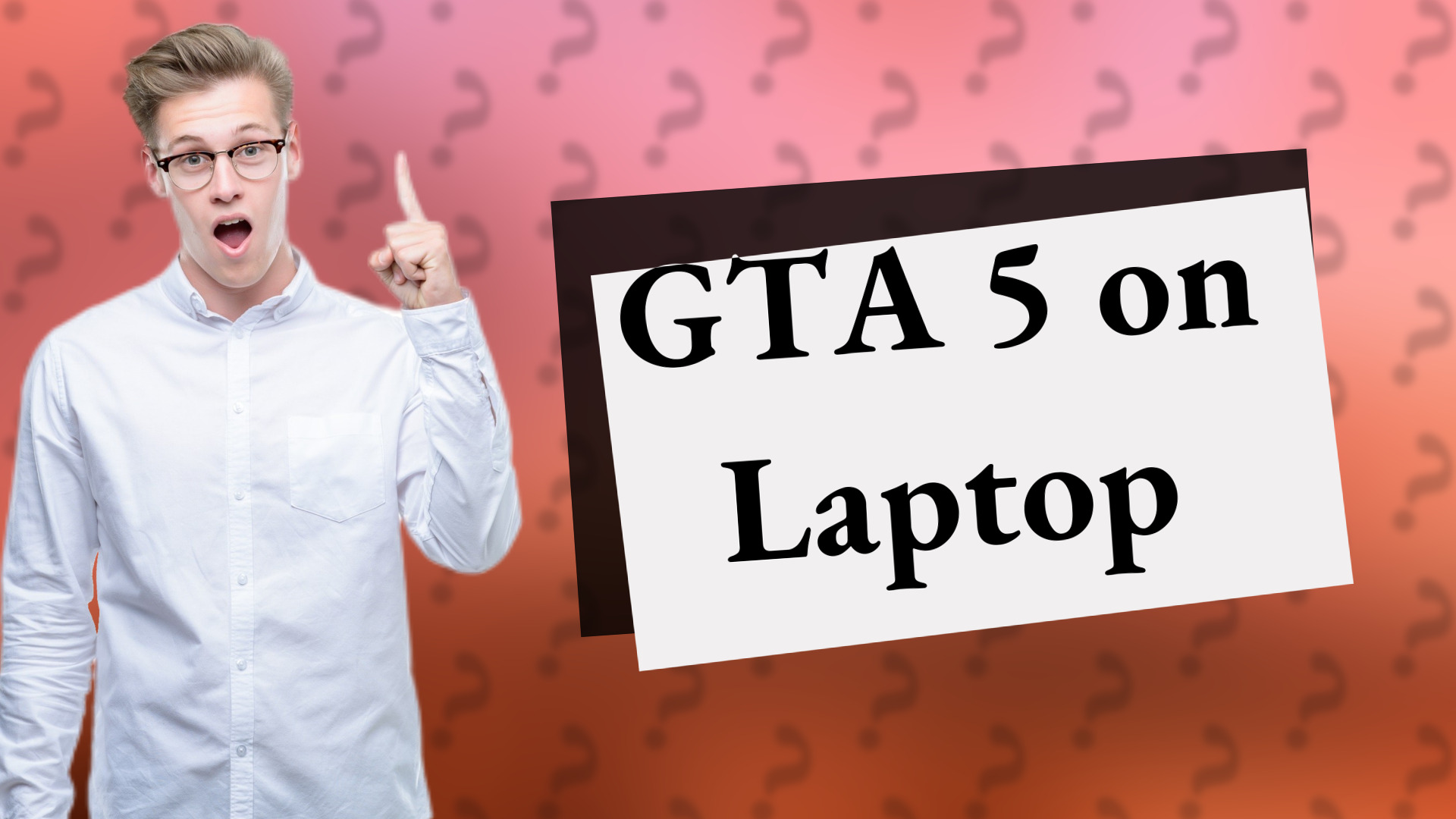 GTA 5 on Laptop
