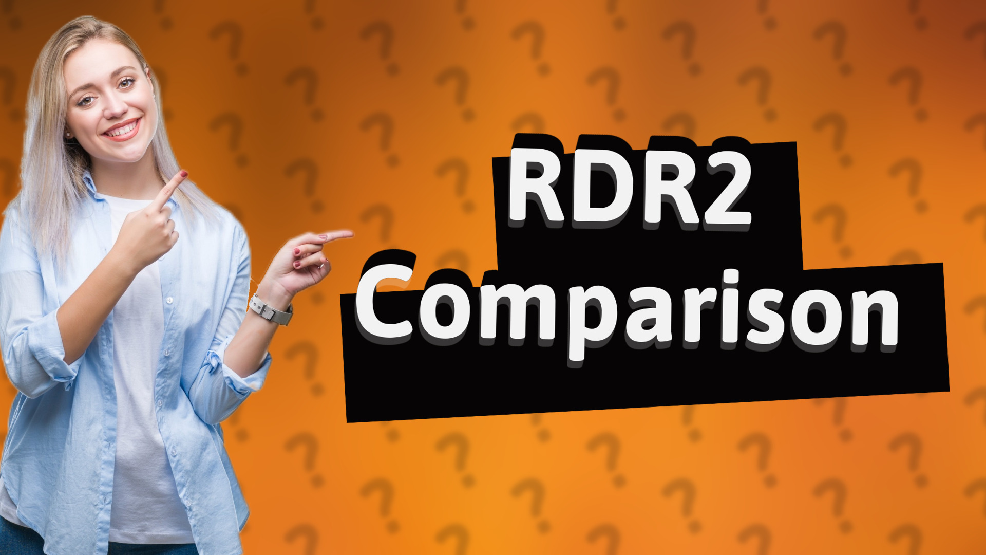 RDR2 Comparison