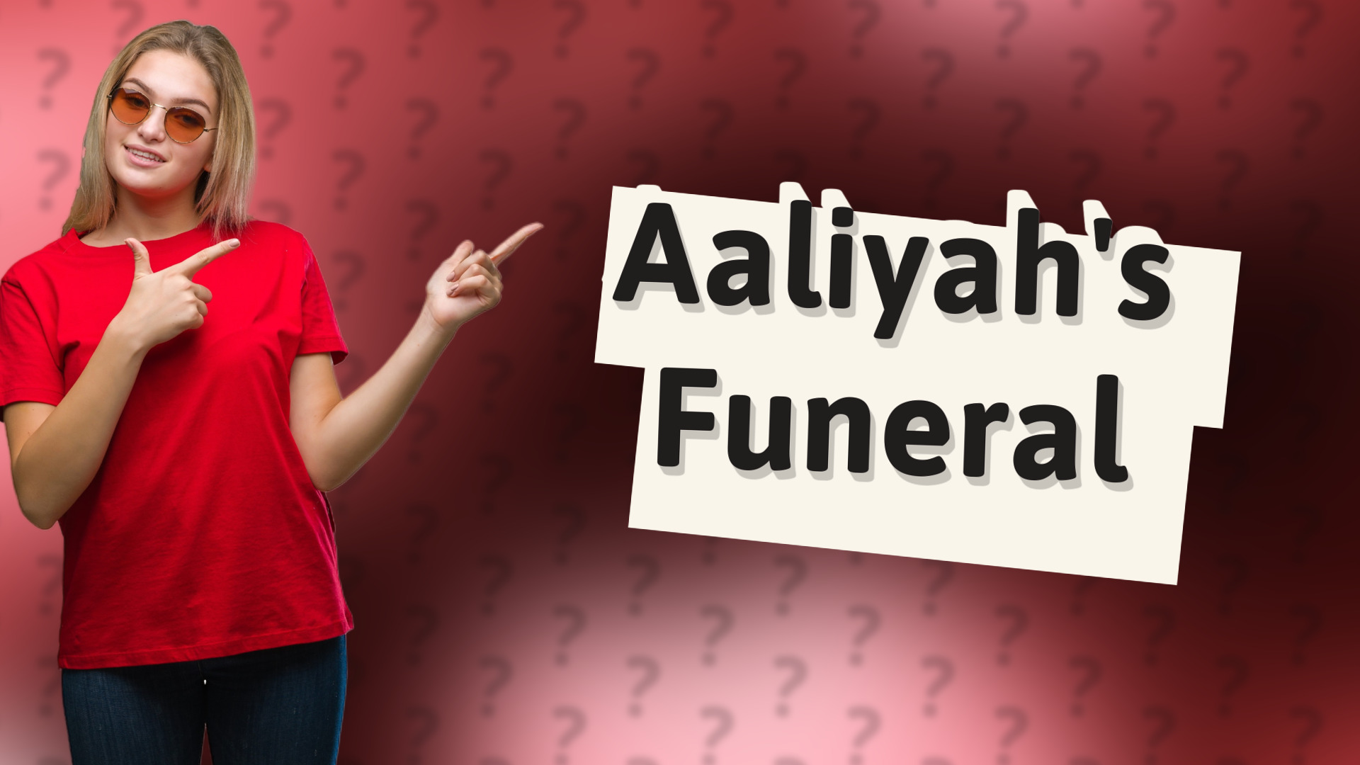 Aaliyah's Funeral