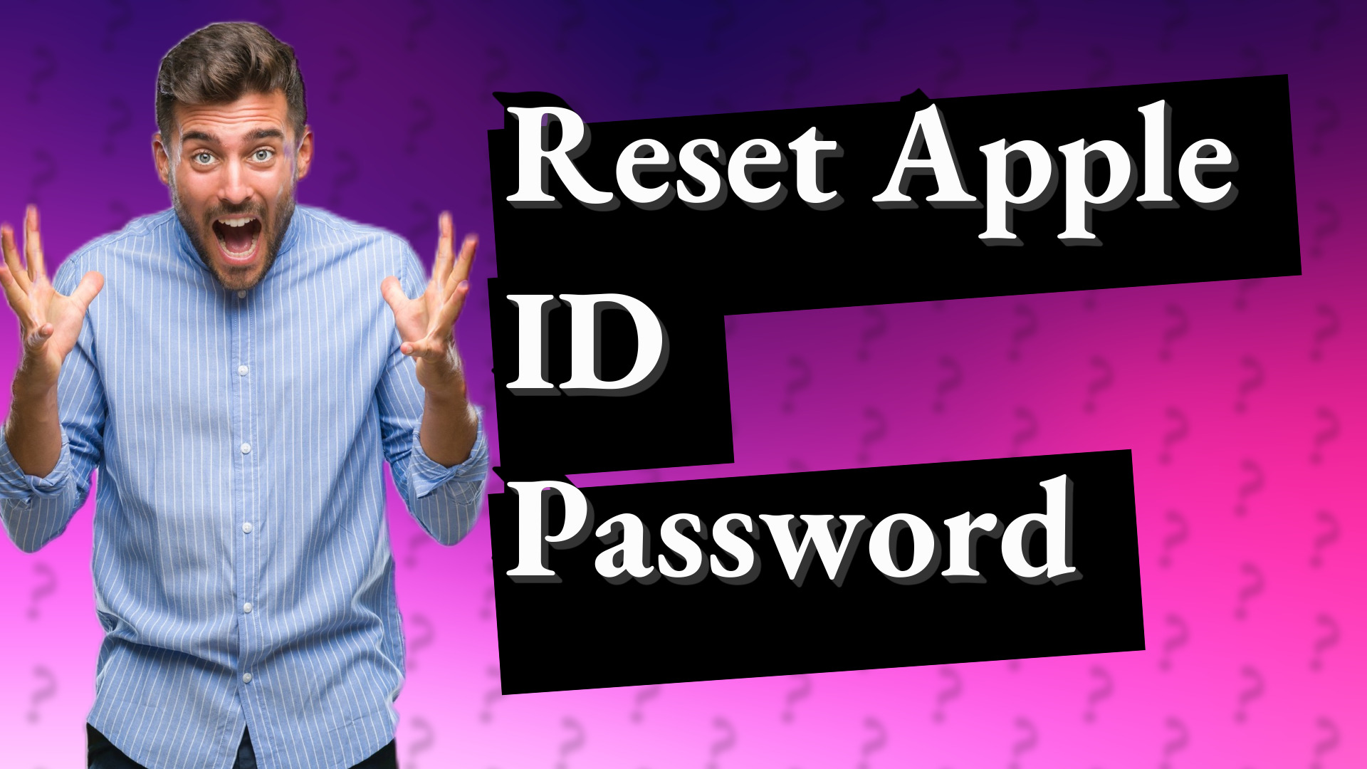 Reset Apple ID Password