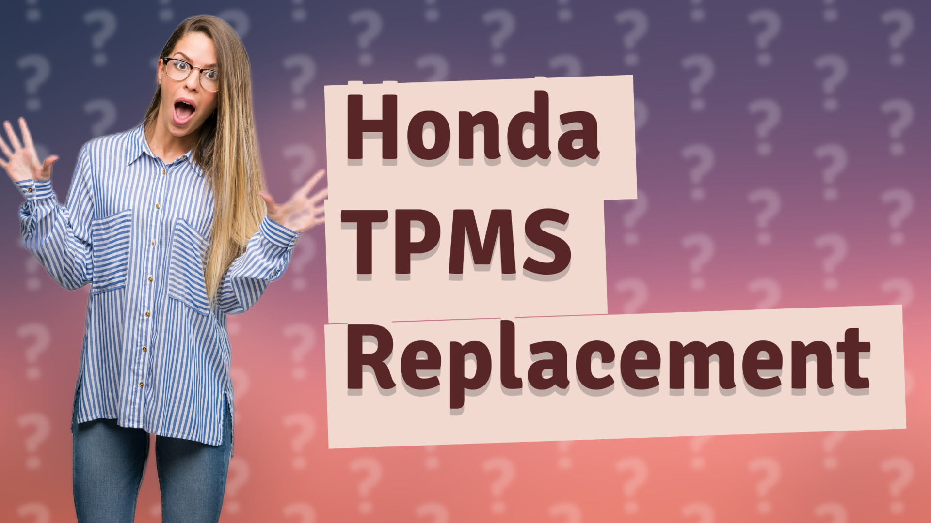Honda TPMS Replacement