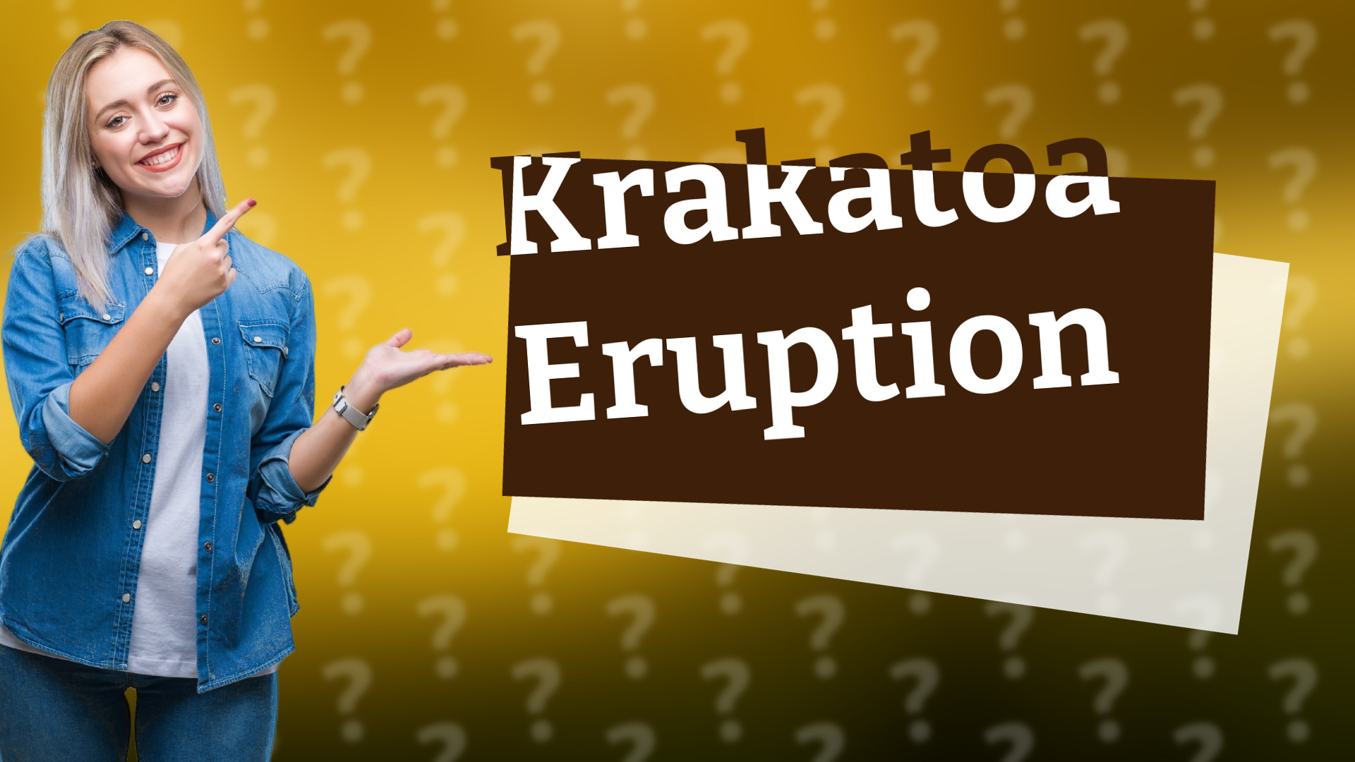 Krakatoa Eruption