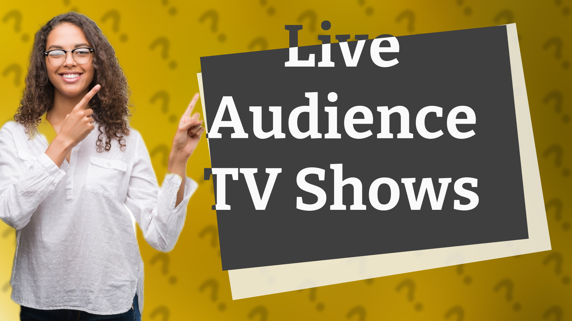Live Audience TV Shows