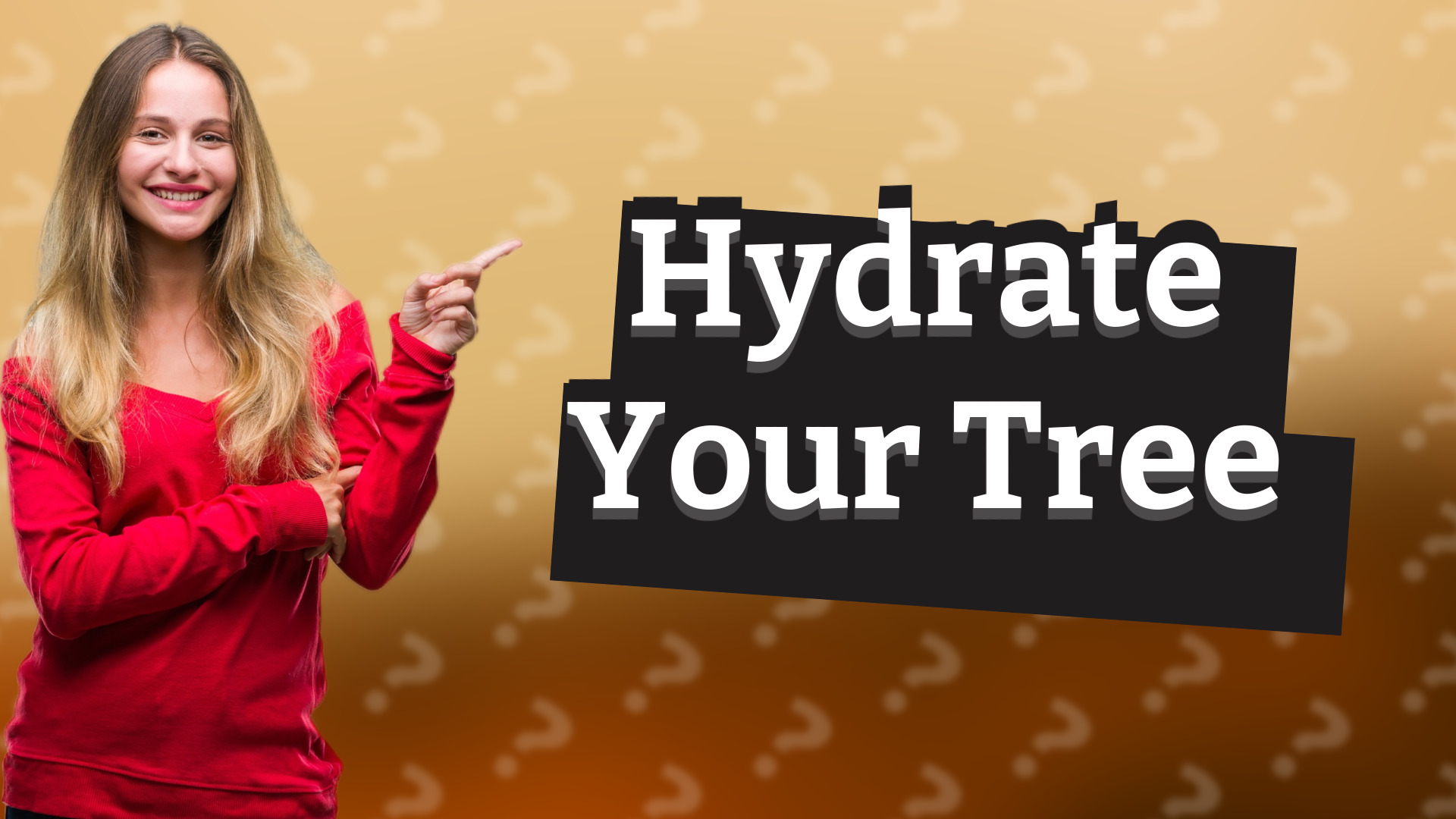 Hydrate Your Tree
