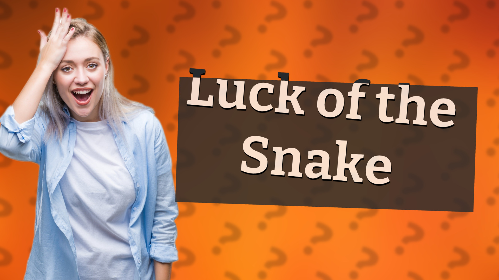 Luck of the Snake