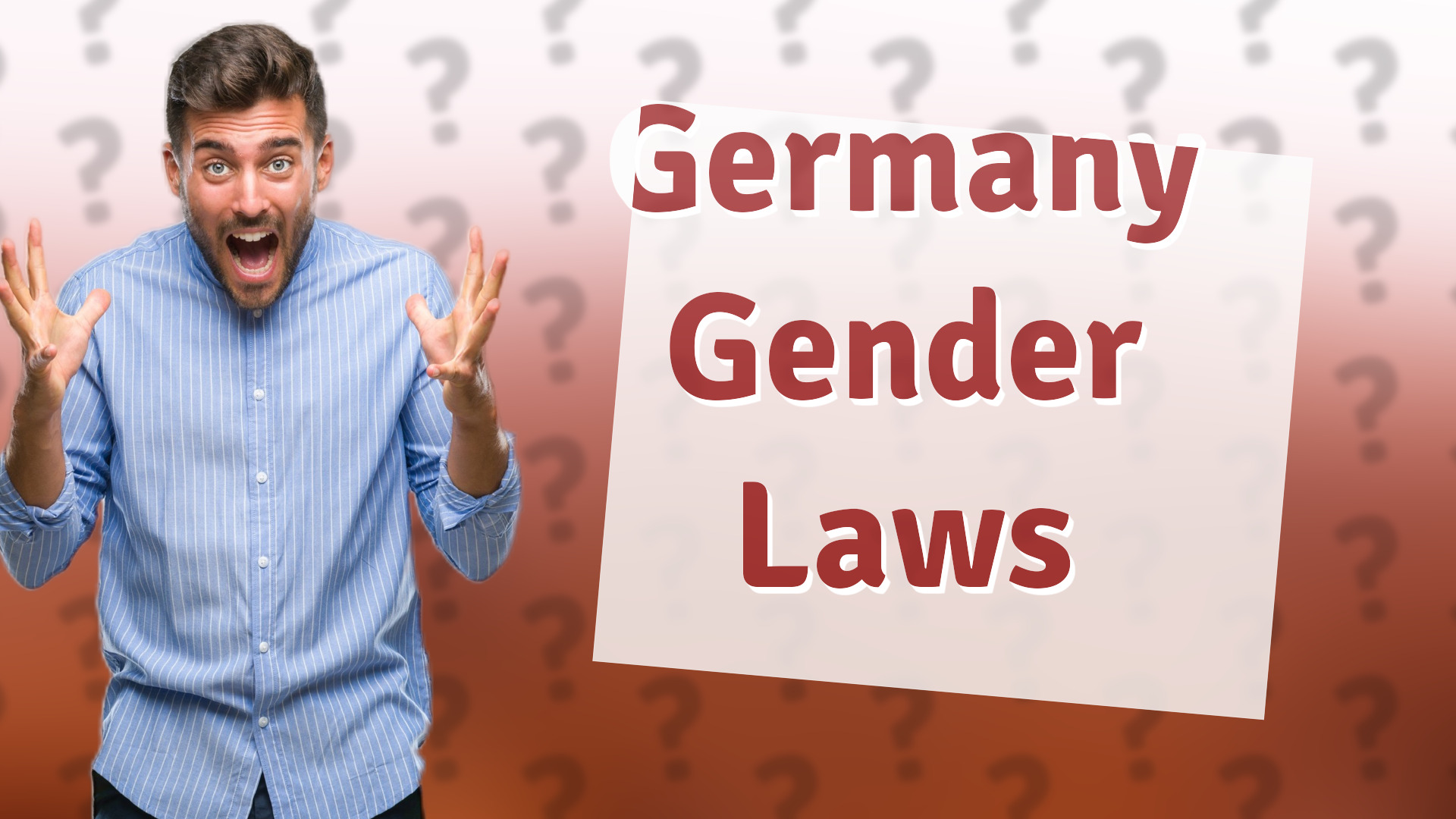 Germany Gender Laws