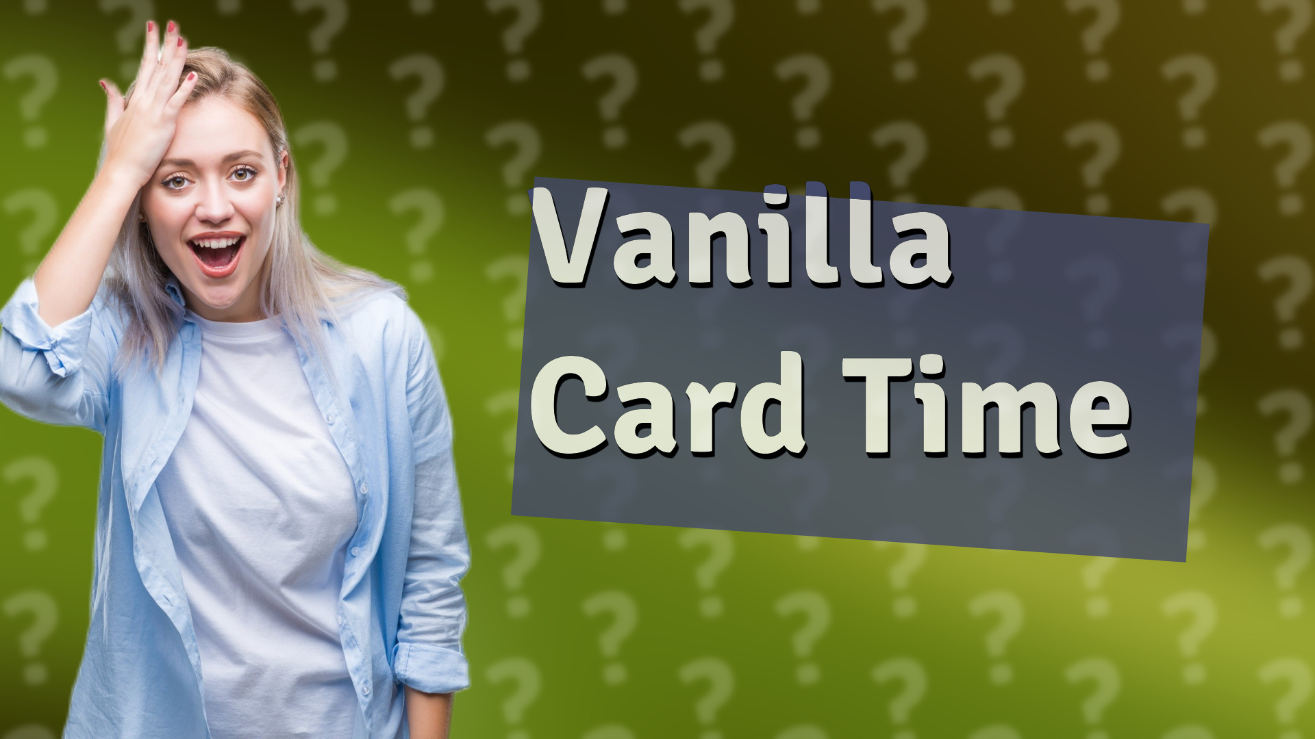 Vanilla Card Time