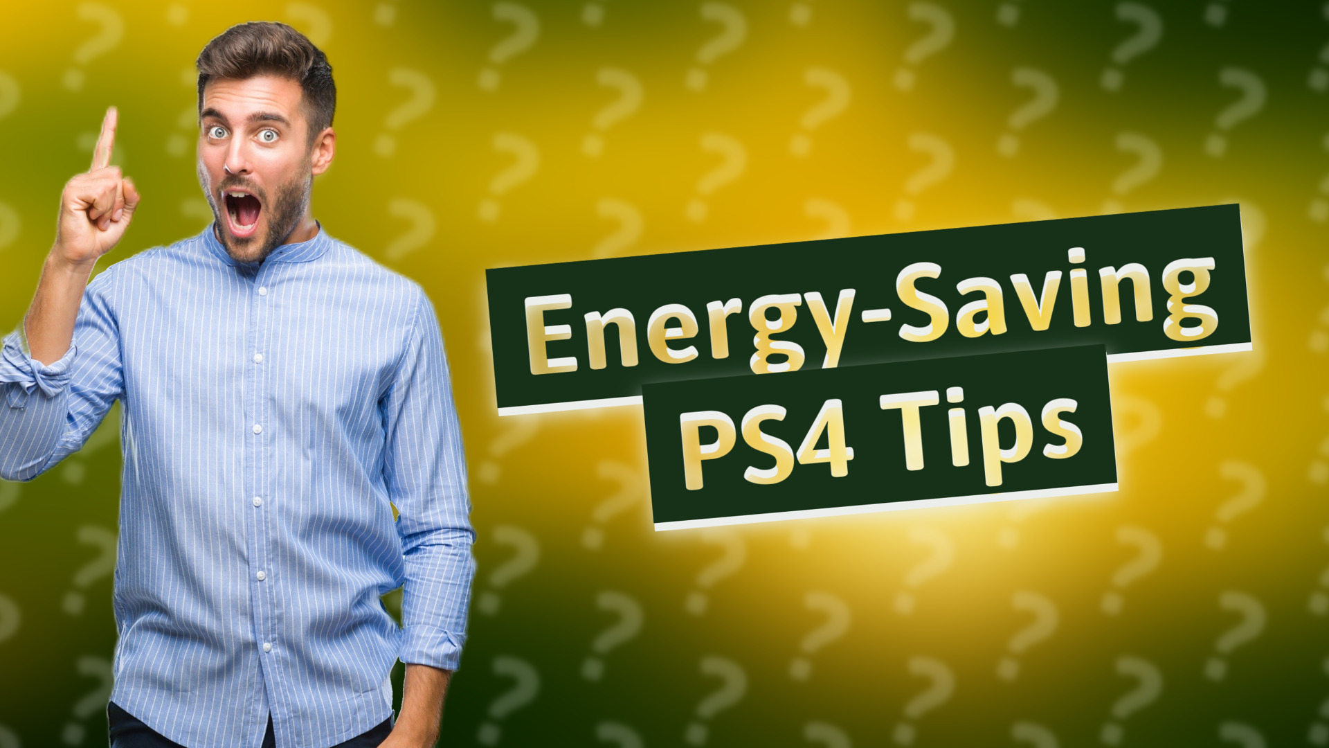 Energy-Saving PS4 Tips