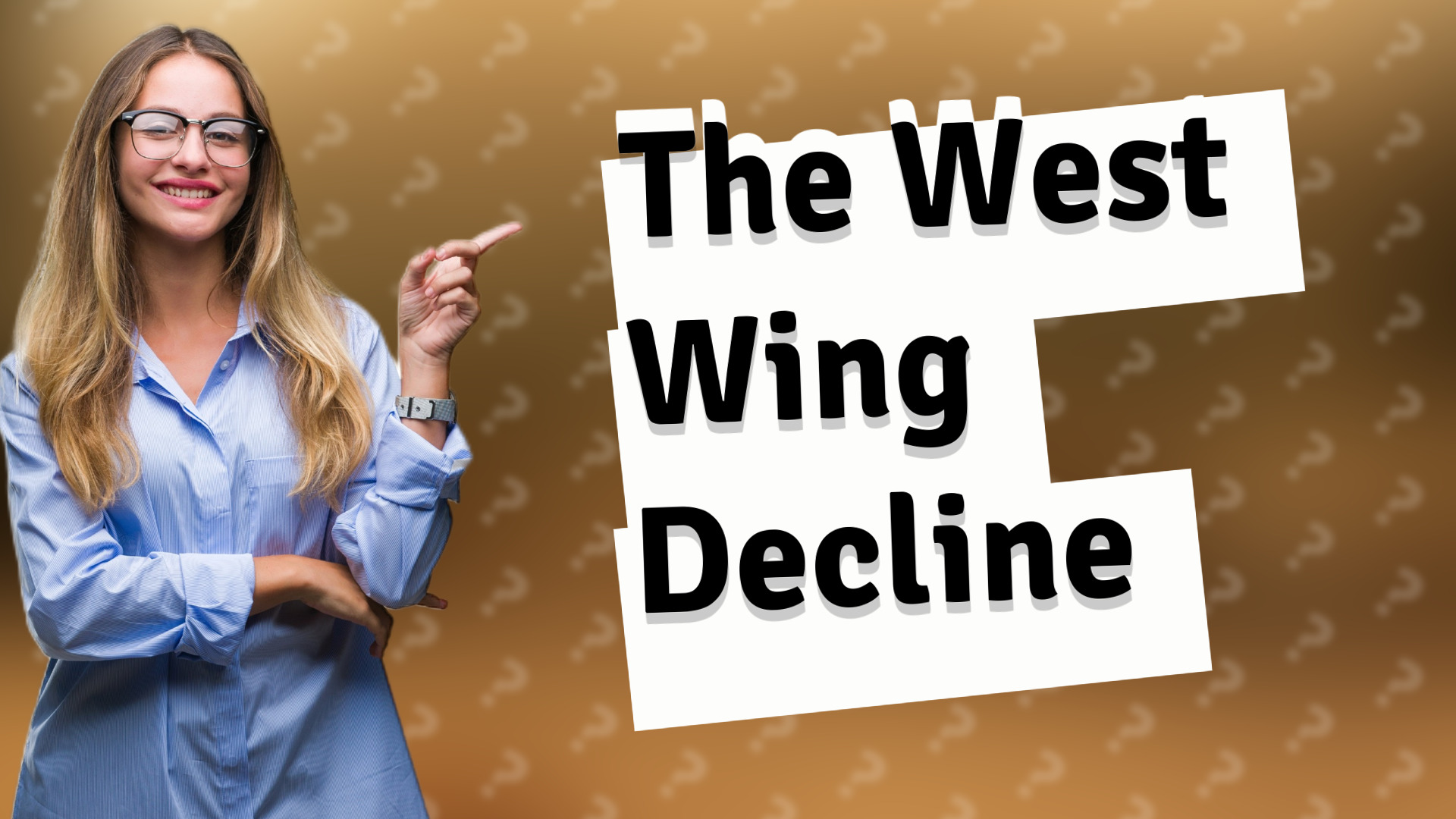 The West Wing Decline