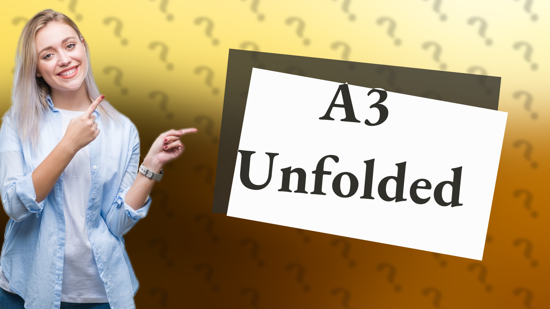 A3 Unfolded