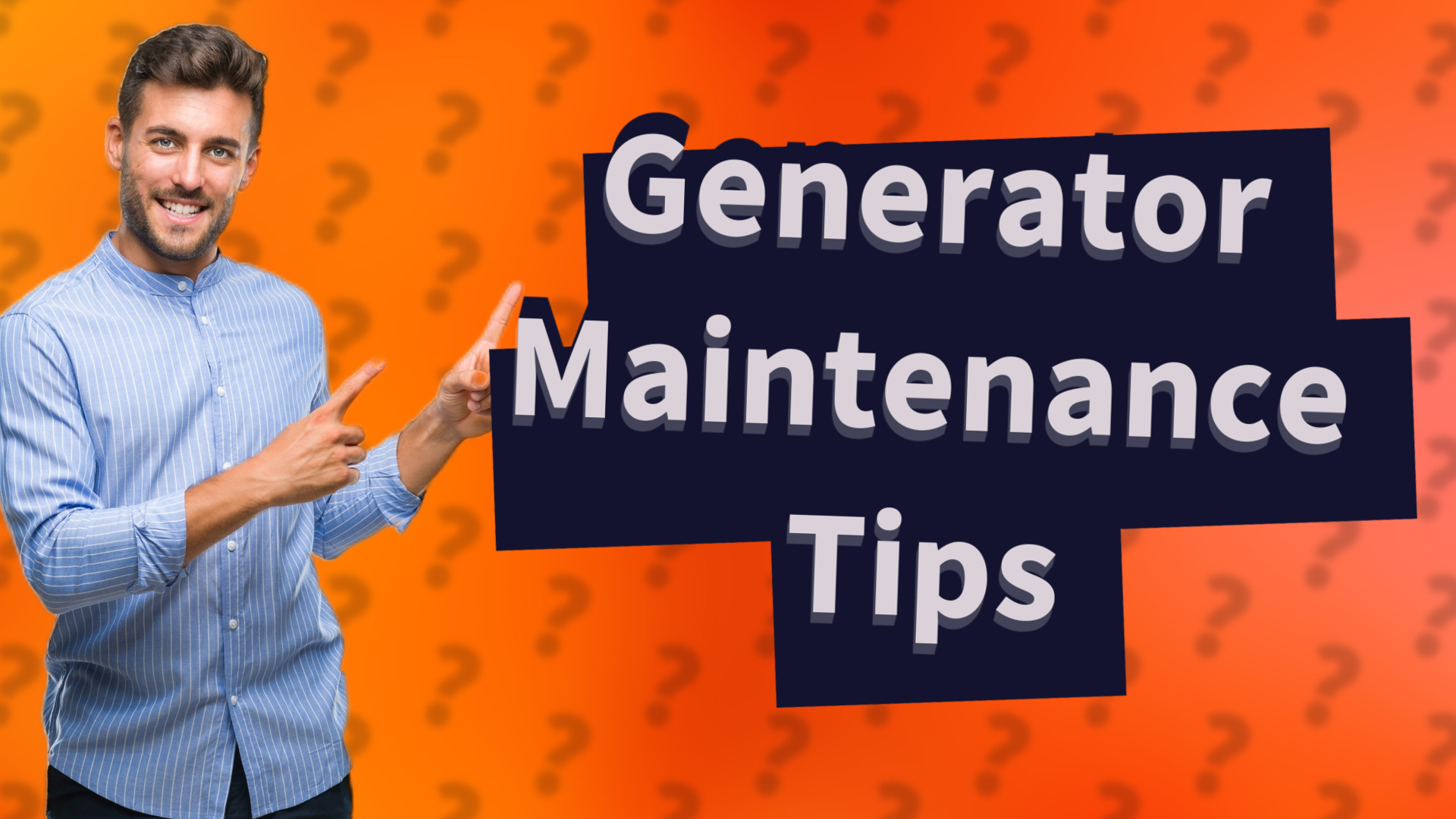 Generator Maintenance Tips