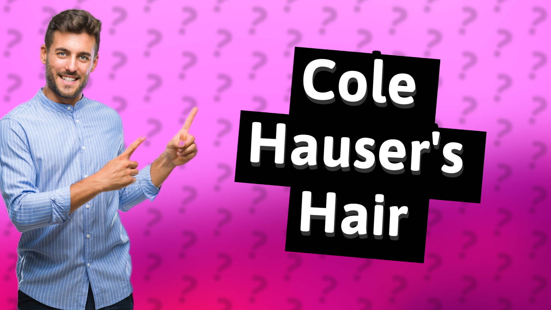 Cole Hauser's Hair
