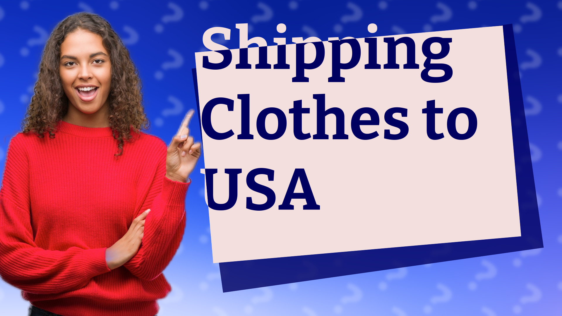 Shipping Clothes to USA