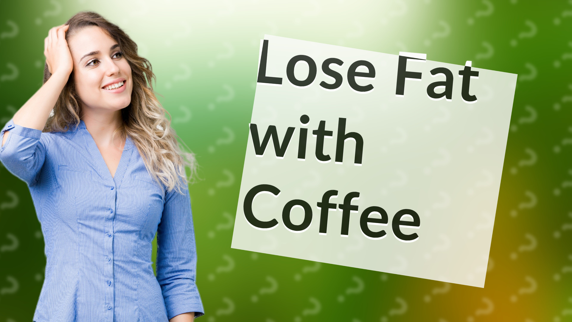 Lose Fat with Coffee