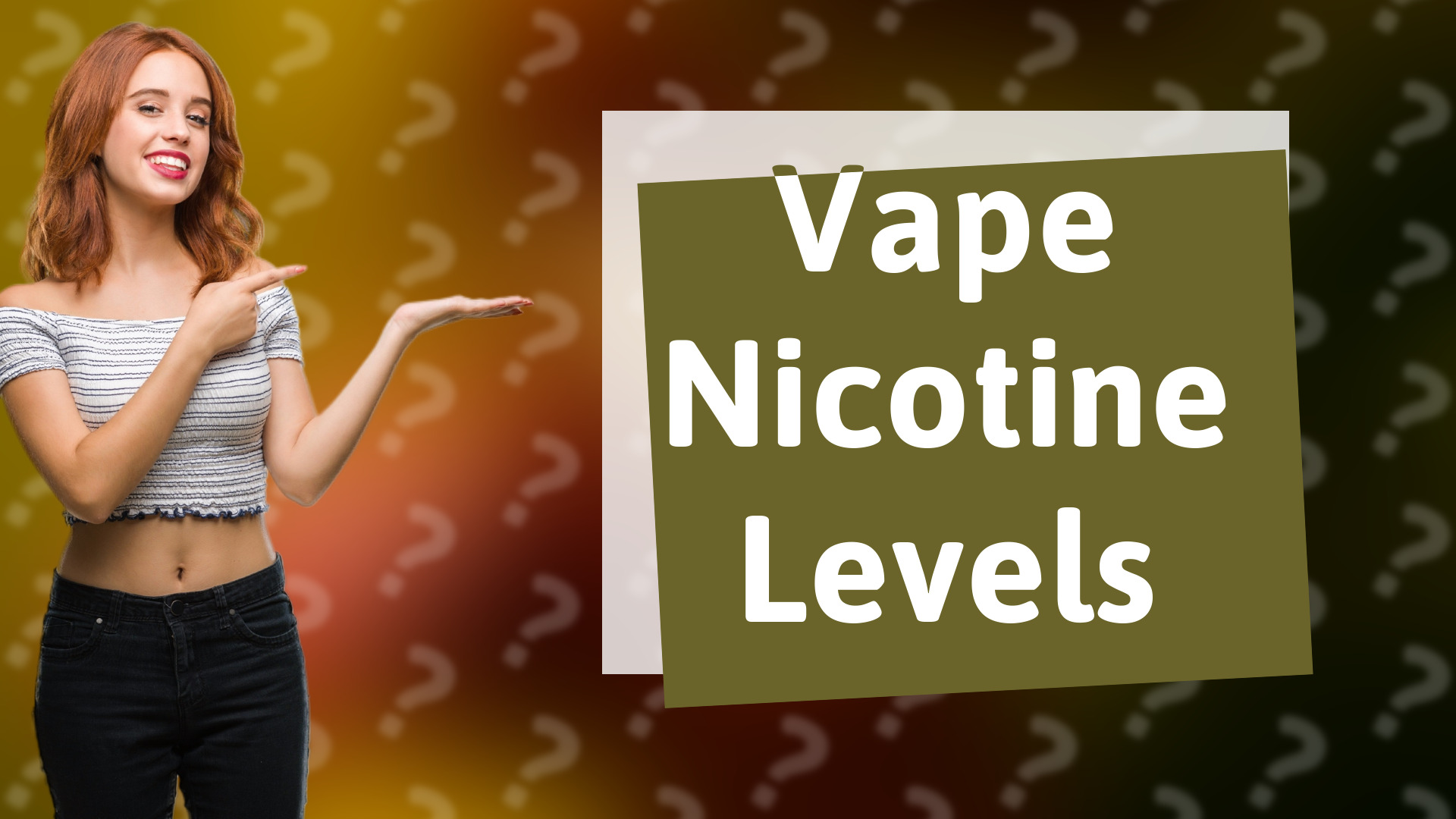 Vape Nicotine Levels